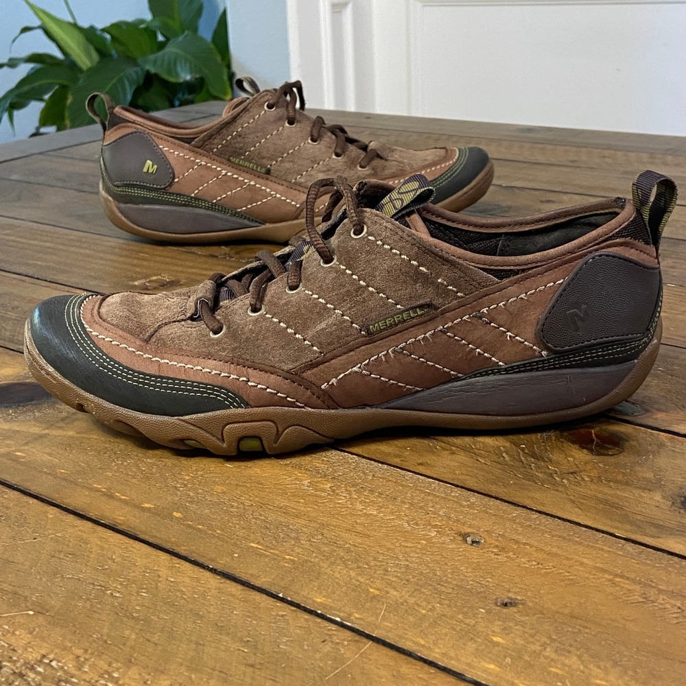 Merrell Mimosa Lace Cocoa Brown‎ Suede Comfort Hiking Shoes Women's 10 - Picture 5 of 11